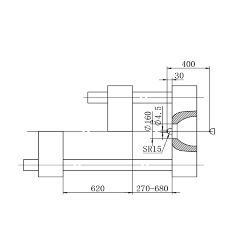 Bộ phận thân xe tùy chỉnh Máy ép phun bơm cố định SLA368