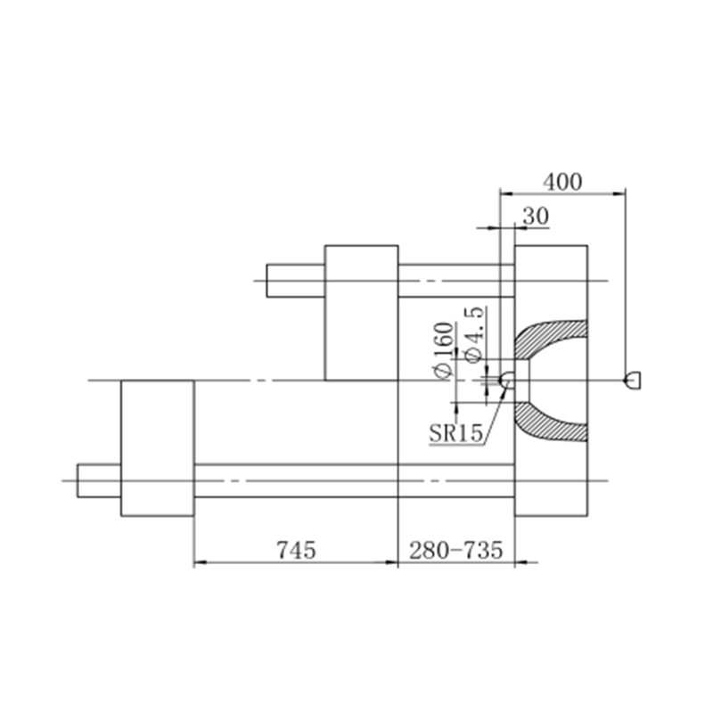 Bộ phận nhựa Máy ép phun bơm cố định SLA428