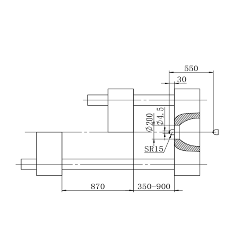 Máy ép phun bơm cố định kích thước lớn SLA638